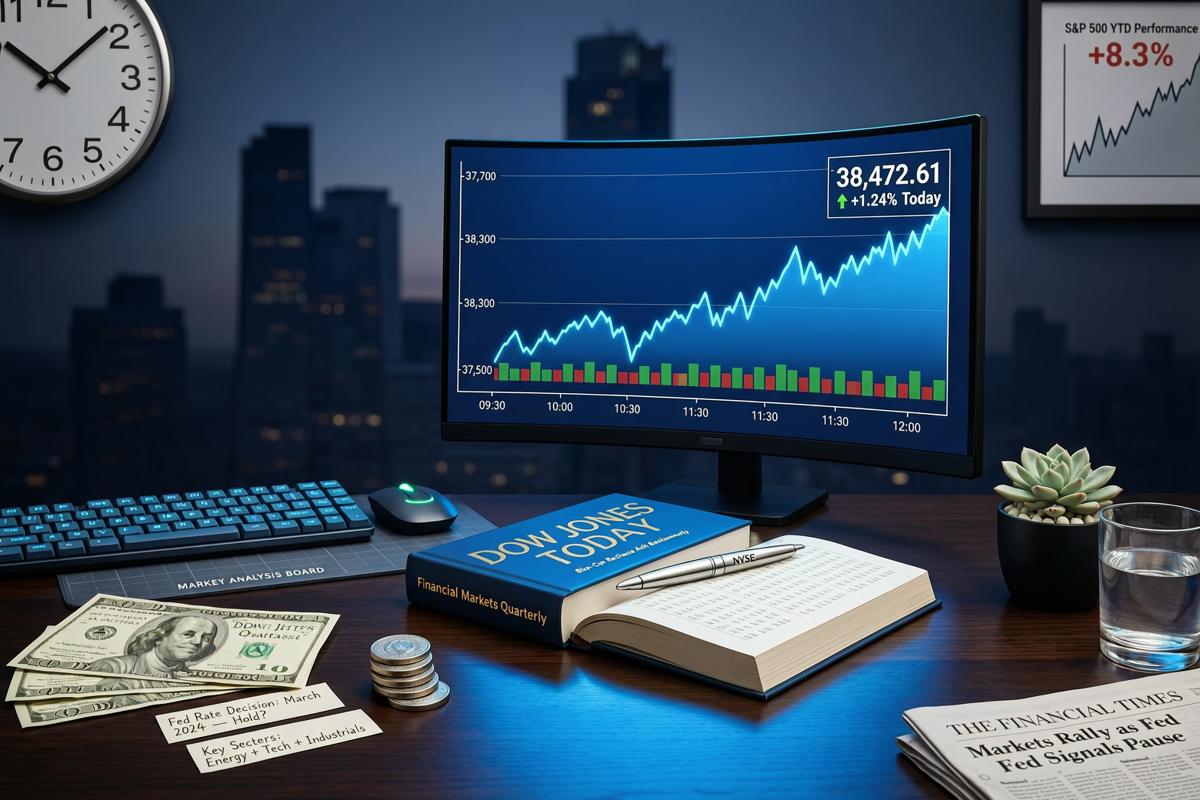 Dow Jones Today: Blue-Chip Resilience Amid Rate Uncertainty