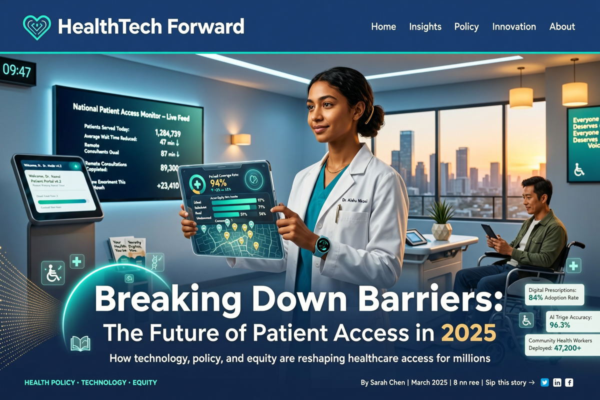 Breaking Down Barriers: The Future of Patient Access in 2025