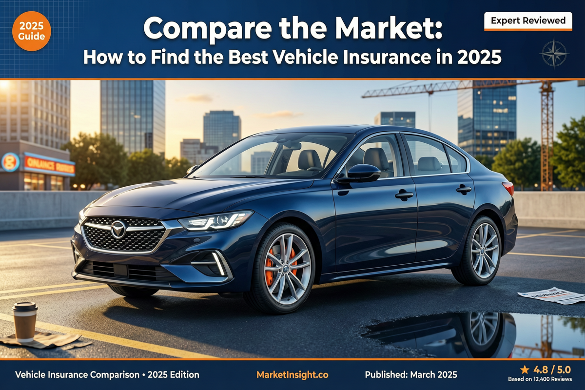 Compare the Market: How to Find the Best Vehicle Insurance in 2025