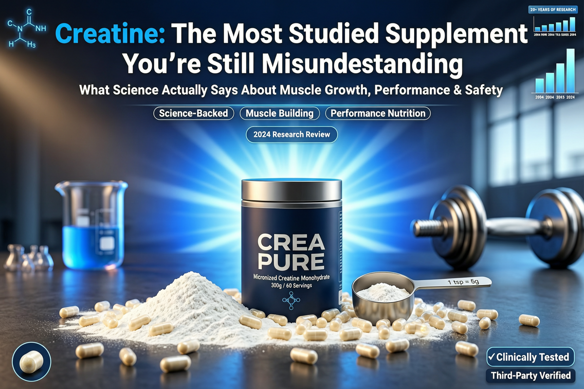 Creatine: The Most Studied Supplement You're Still Misunderstanding