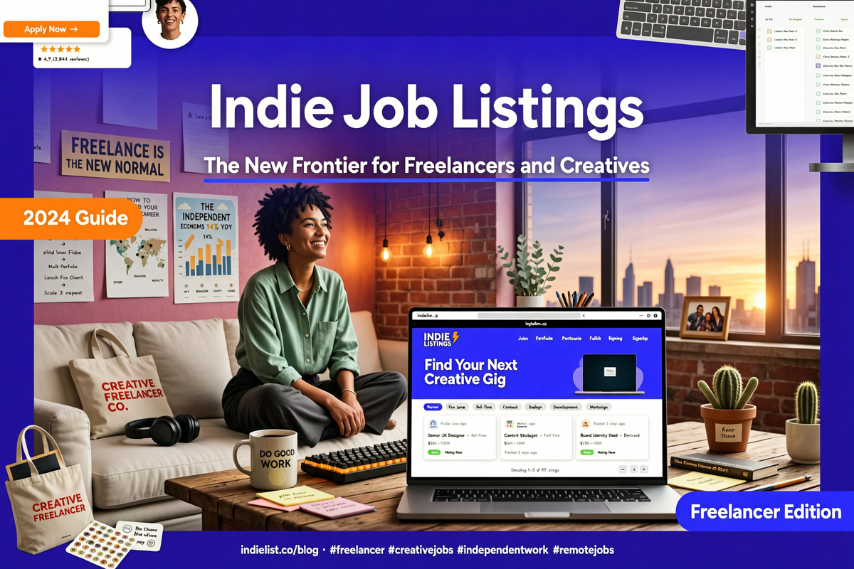 Indie Job Listings: The New Frontier for Freelancers and Creatives