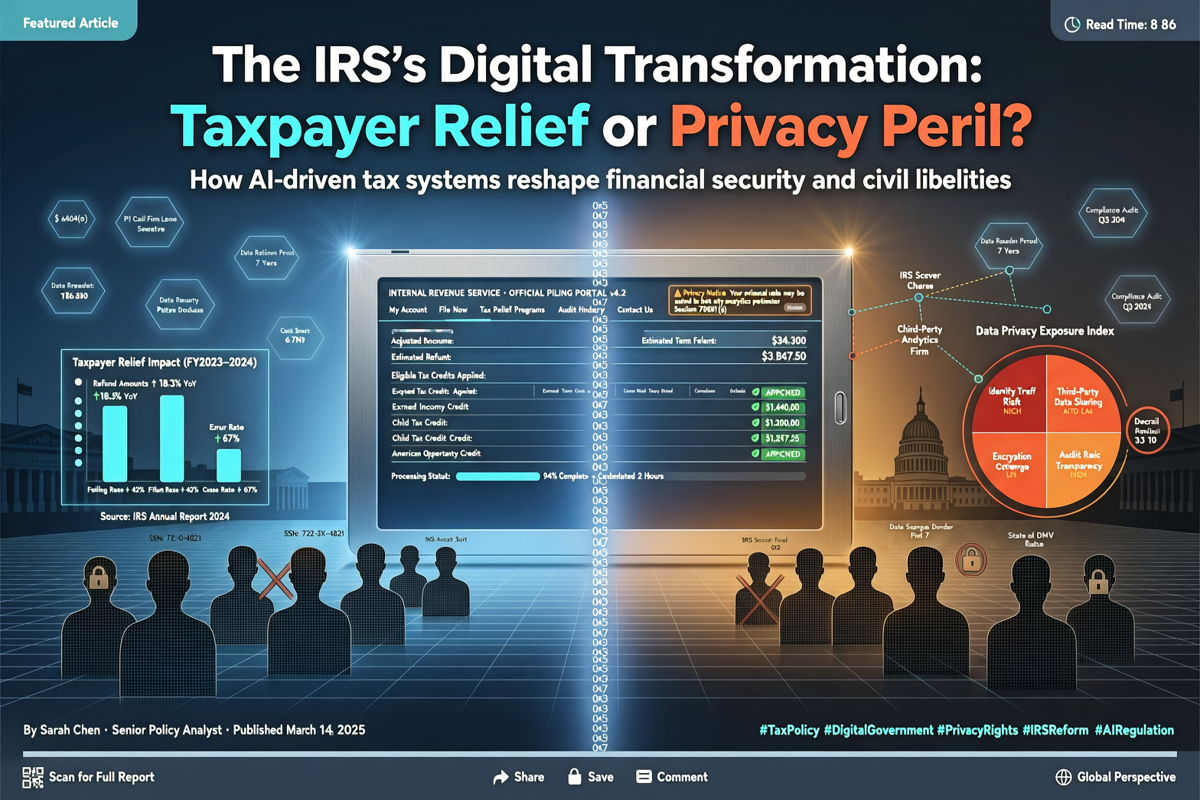 The IRS's Digital Transformation: Taxpayer Relief or Privacy Peril?