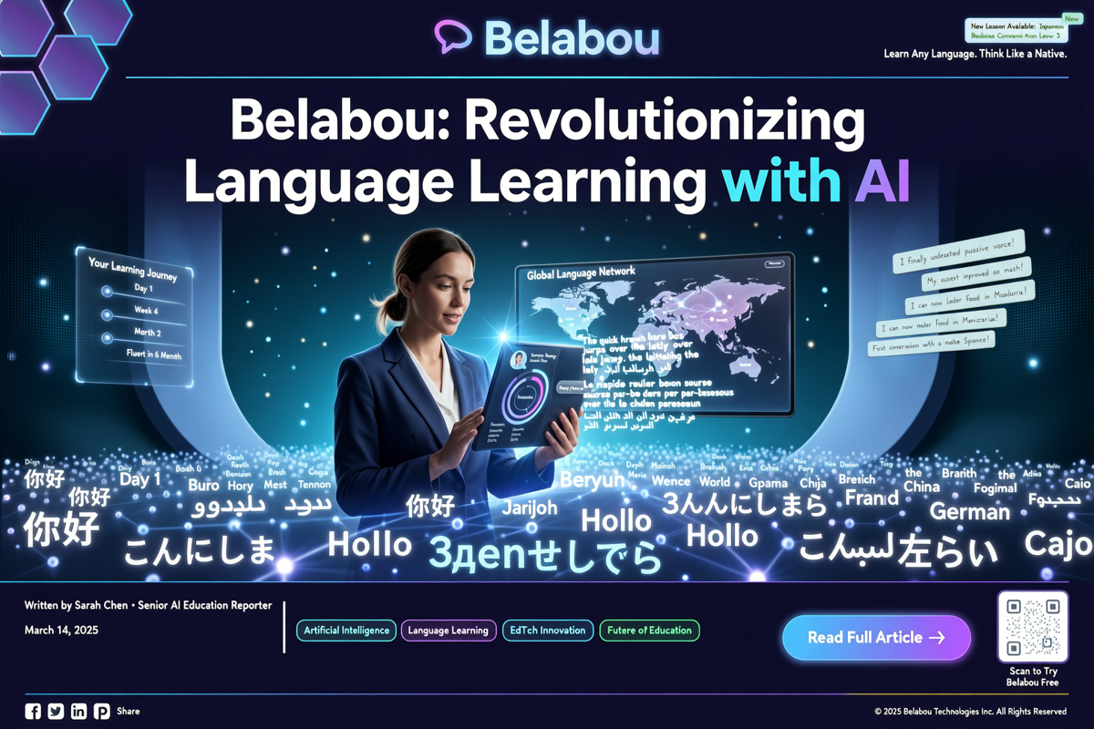 Belabou: Revolutionizing Language Learning with AI