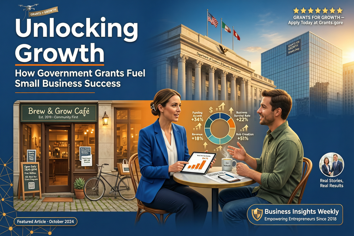 Unlocking Growth: How Government Grants Fuel Small Business Success