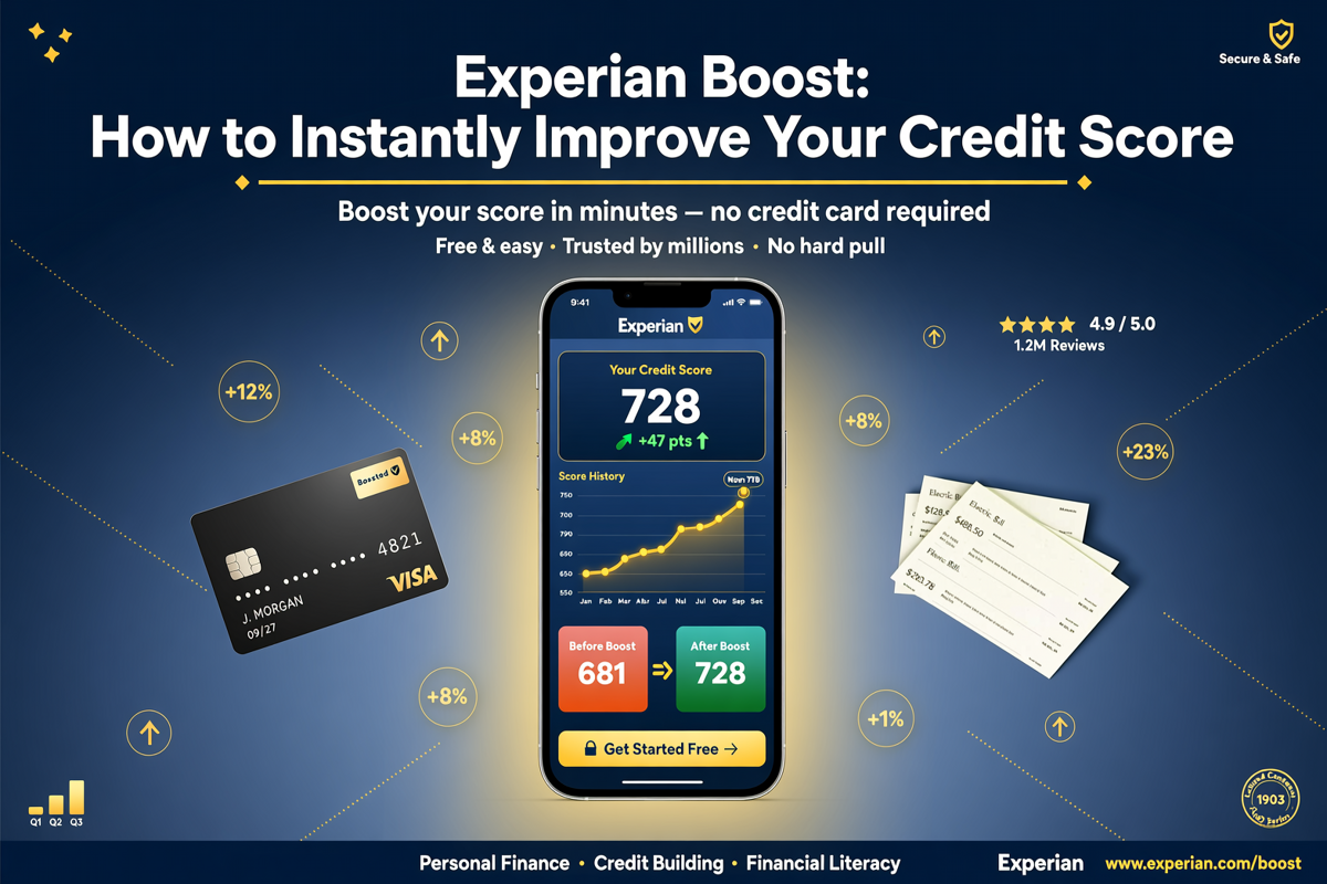 Experian Boost: How to Instantly Improve Your Credit Score