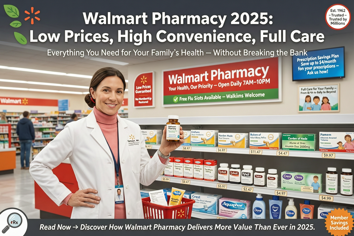 Walmart Pharmacy 2025: Low Prices, High Convenience, Full Care